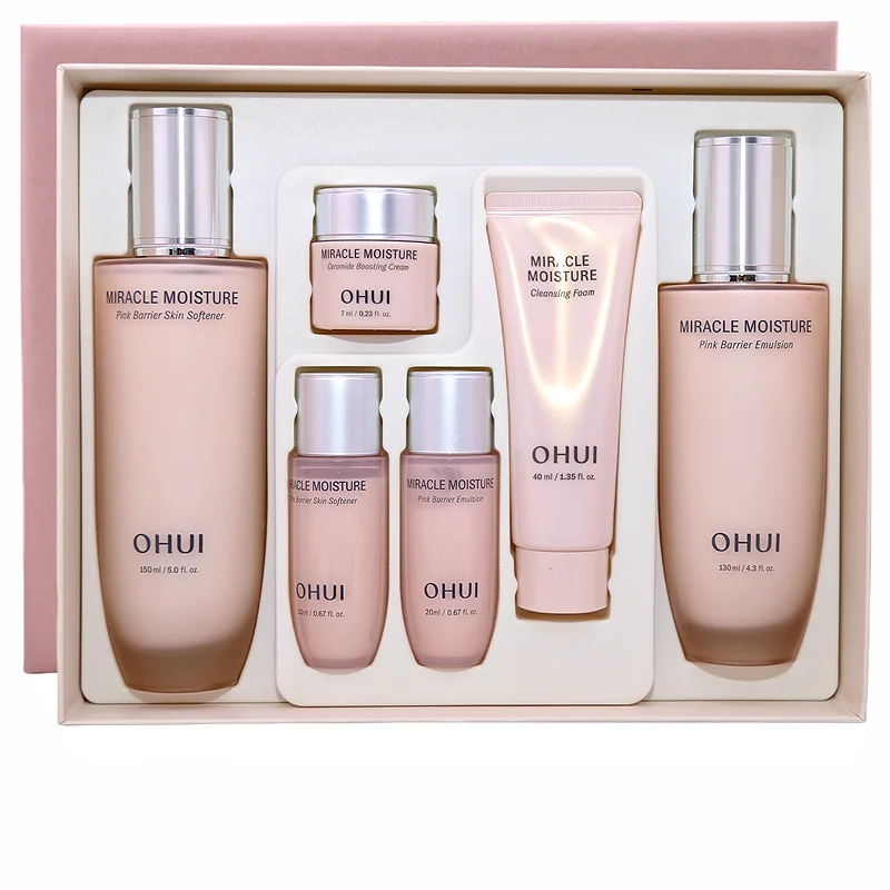 Skincare Pink - Ohui rosa milagre hidratação conjunto toner