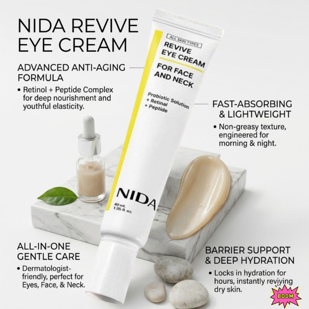 Eye Cream Peptide - Creme para Olhos NIDA com Retinol