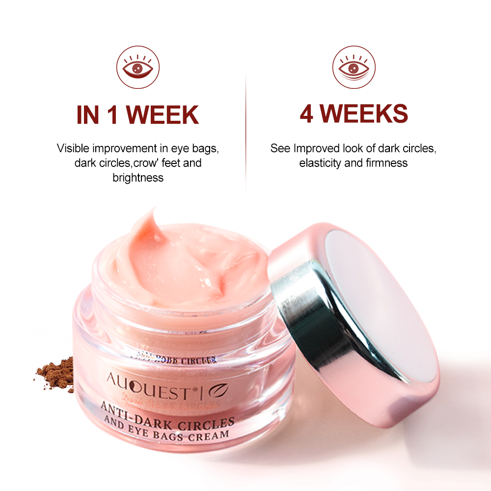 Eye Cream Peptide - Auquest cafeína anti círculos escuros creme
