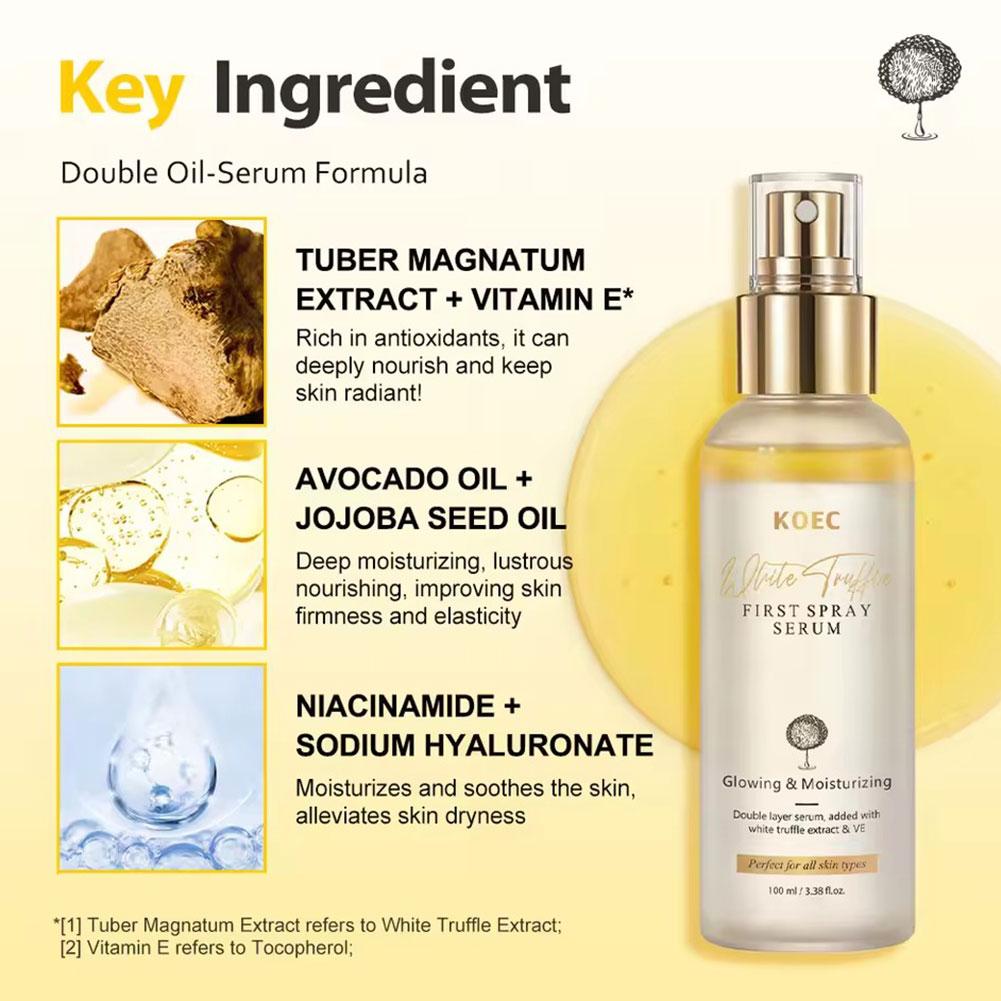 Skincare Glowing - Novo Spray Essência de Trufa Branca