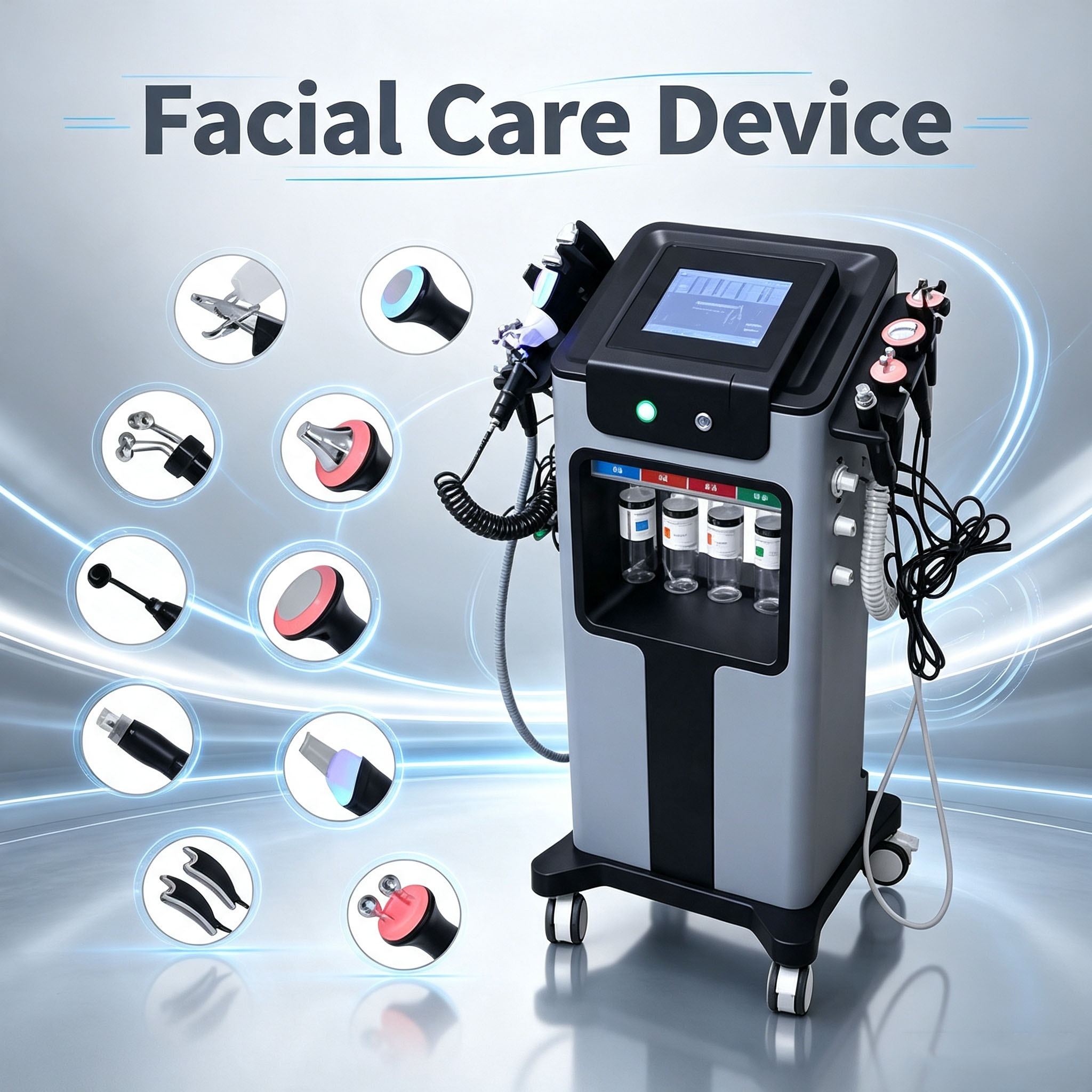 Skincare Whitening - Dispositivo de Cuidados Faciais Hidráulico 10IN1