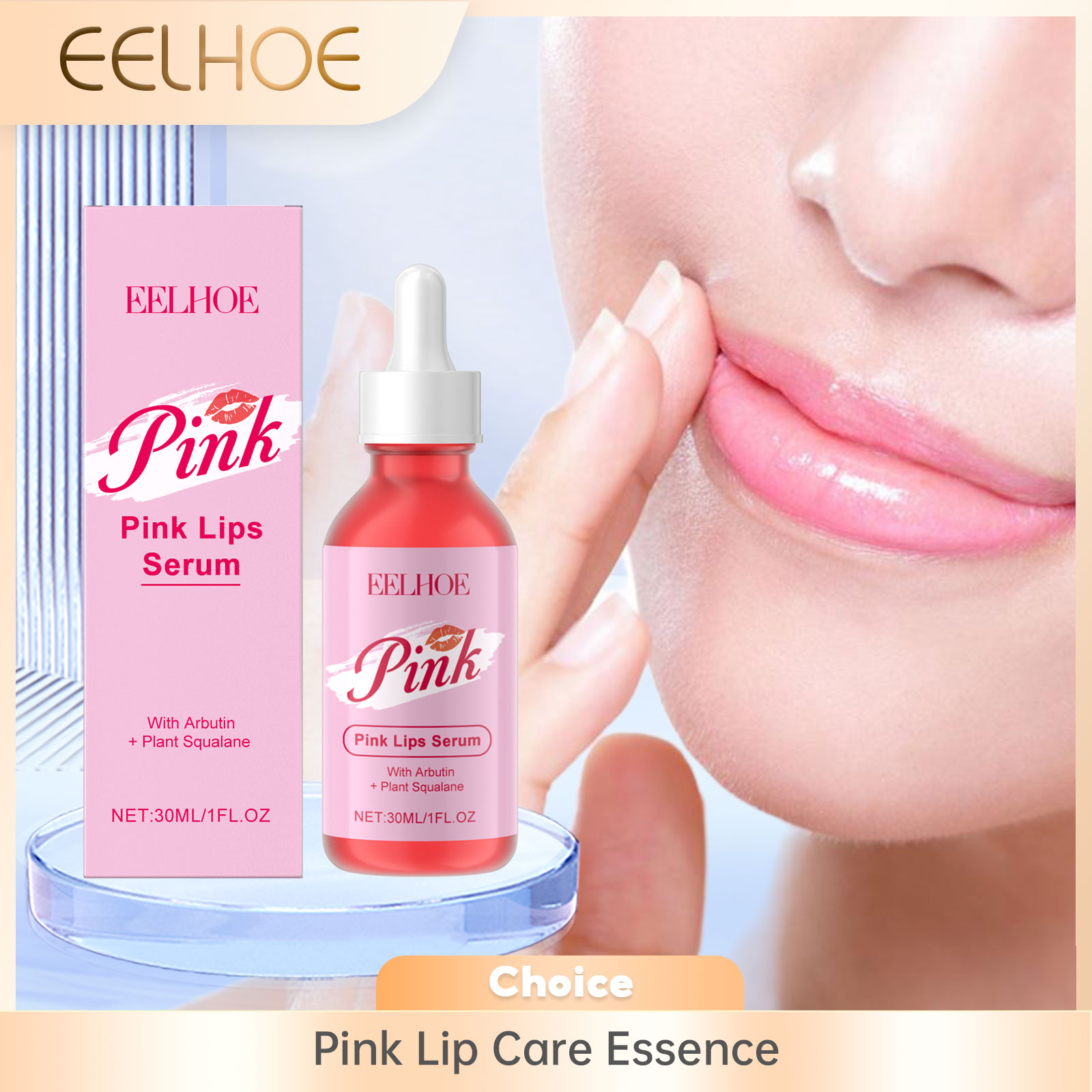 Skincare Pink - Eelhoe rosa soro de cuidados com