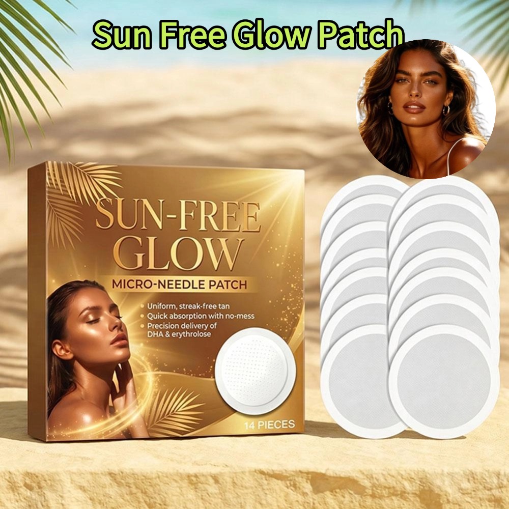 Skincare Glowing - 14 Adesivos de Bronzeamento Sem Sol