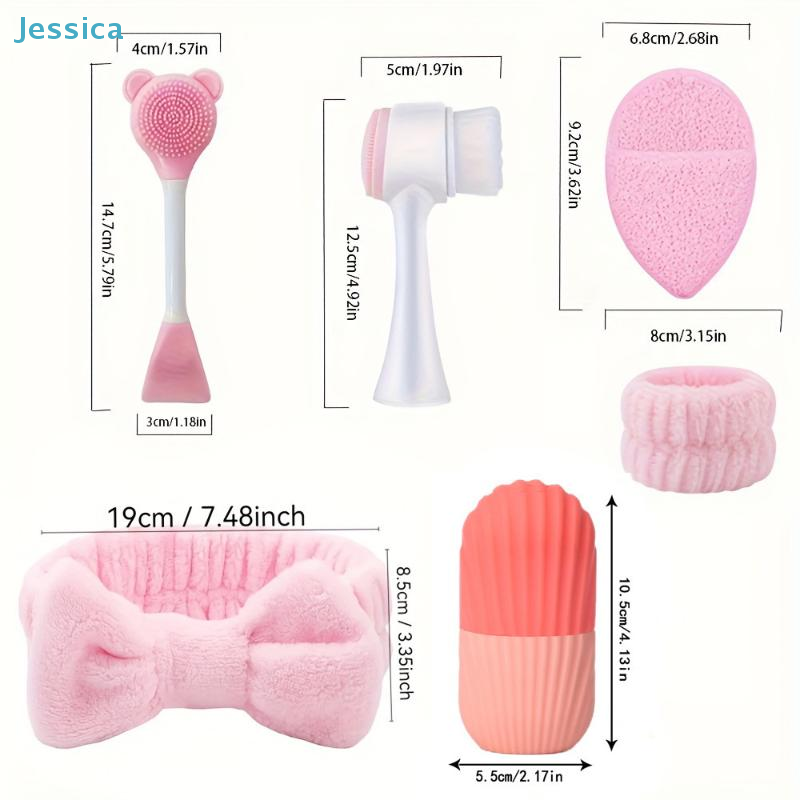 ♥ Kit de preparação para cuida - Skincare Pink avaliação e preço