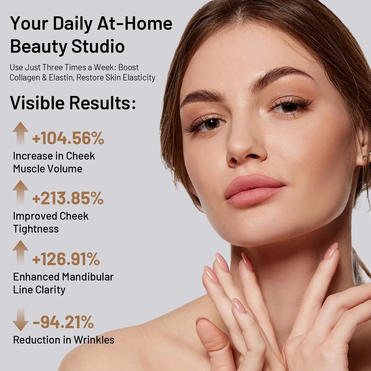 Massageador facial rf, terapia - Skincare Glowing avaliação e preço