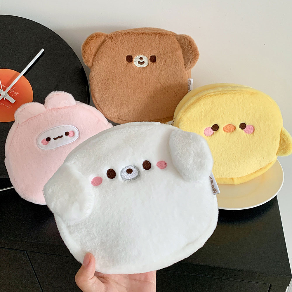 Bolsa de Maquiagem de Pelúcia  - Skincare Animate avaliação e preço