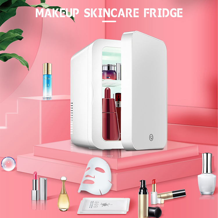Mini geladeira rosa para cuida - Skincare Pink avaliação e preço