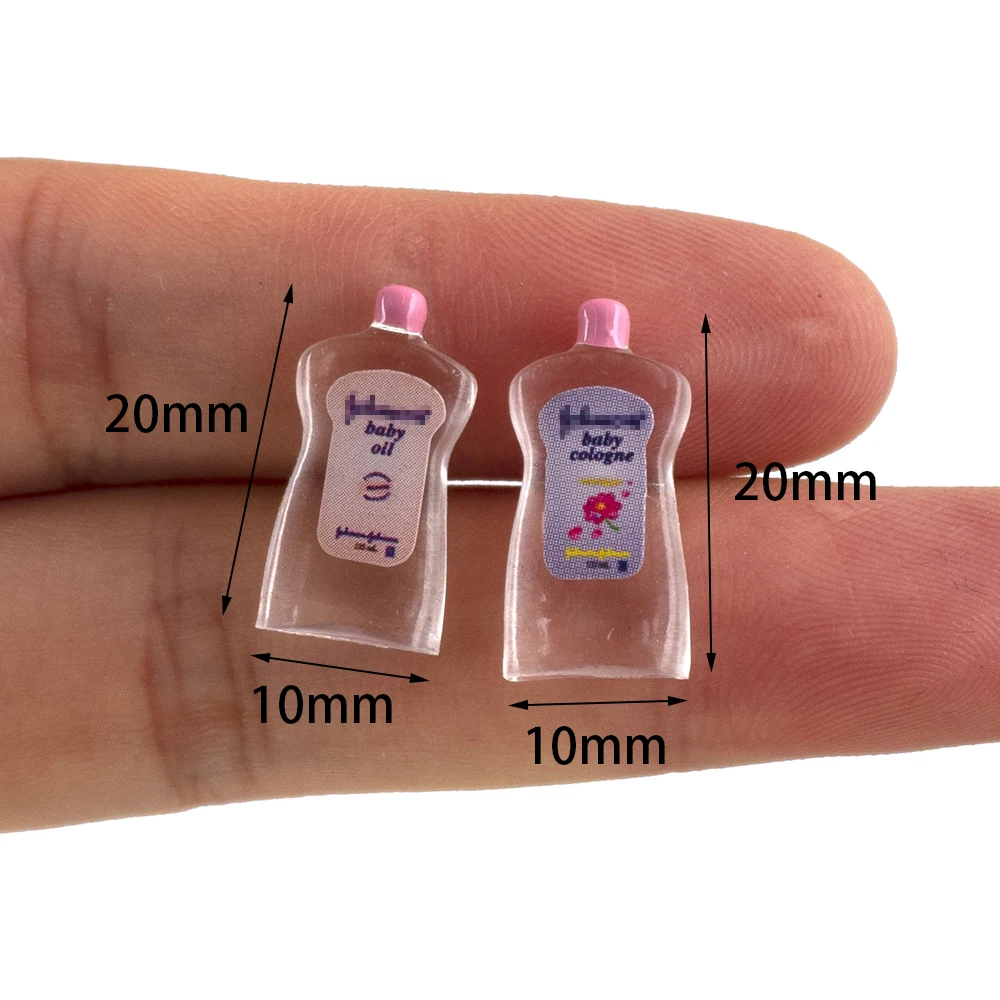 2 pçs 1/12 casa de boneca em m - Skincare Animate avaliação e preço