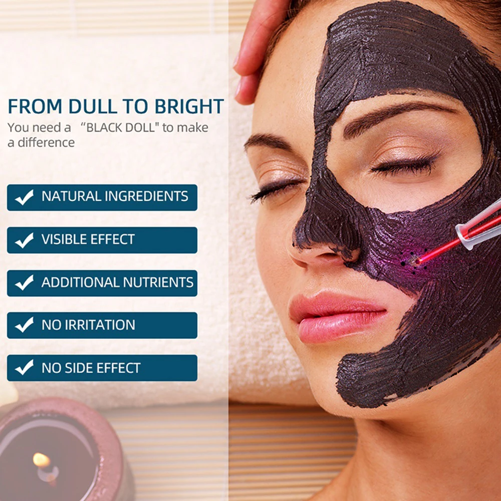 Nova data máscara de gel preto - Skincare Whitening avaliação e preço