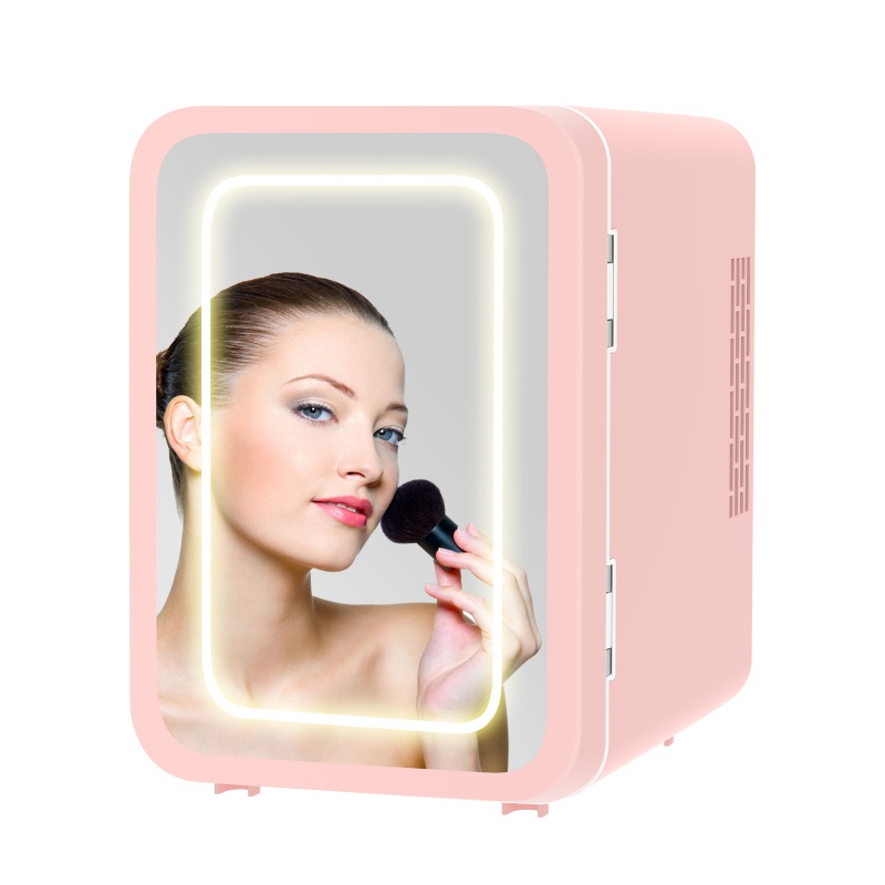 Geladeira cosmética portátil d - Skincare Pink avaliação e preço