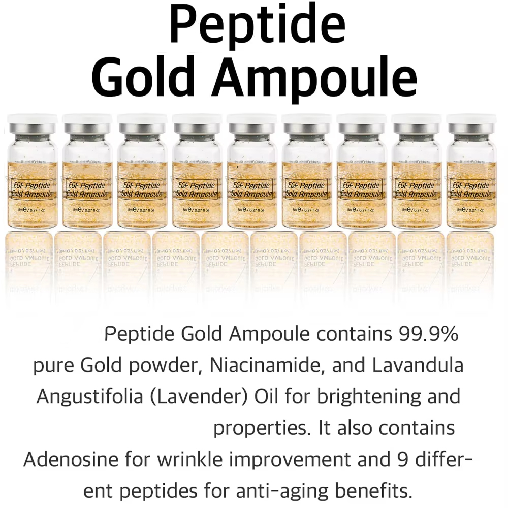 Ampola de Peptídeos de Ouro Co - Skincare Whitening avaliação e preço