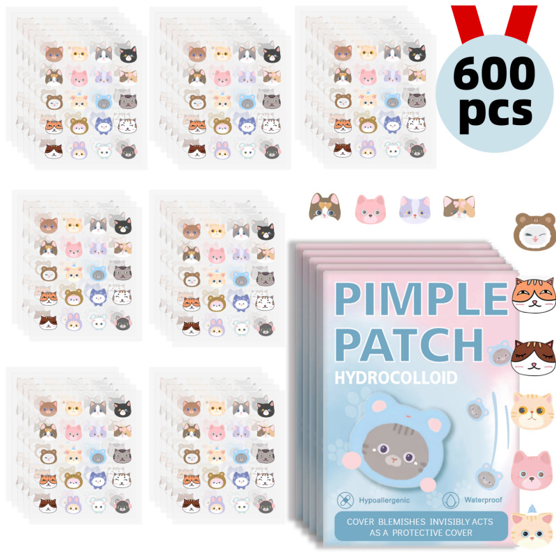 600 peças remendos de acne em  - Skincare Animate avaliação e preço